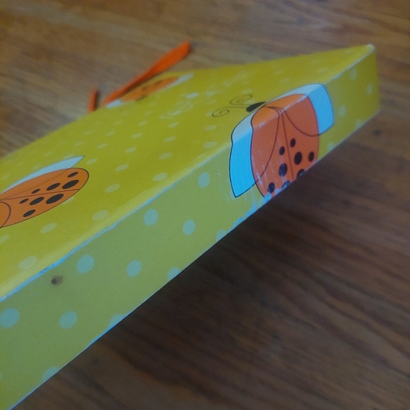 Vintage Recipes Book Lady Bug W/ Tie Ribbon  (A) - Picture 5 of 5